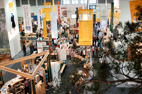 Blick von oben in die Halle